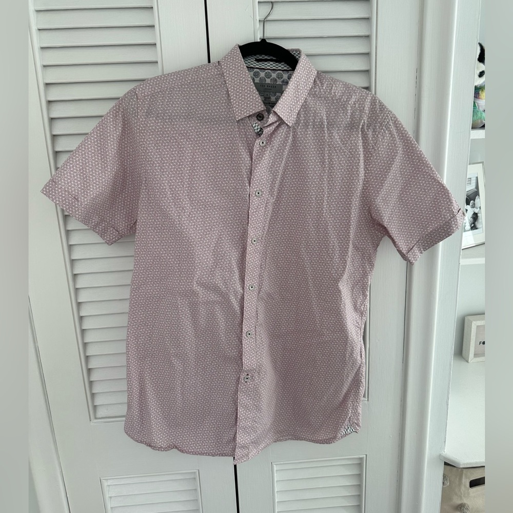 Ted Baker short sleeve button down shirt